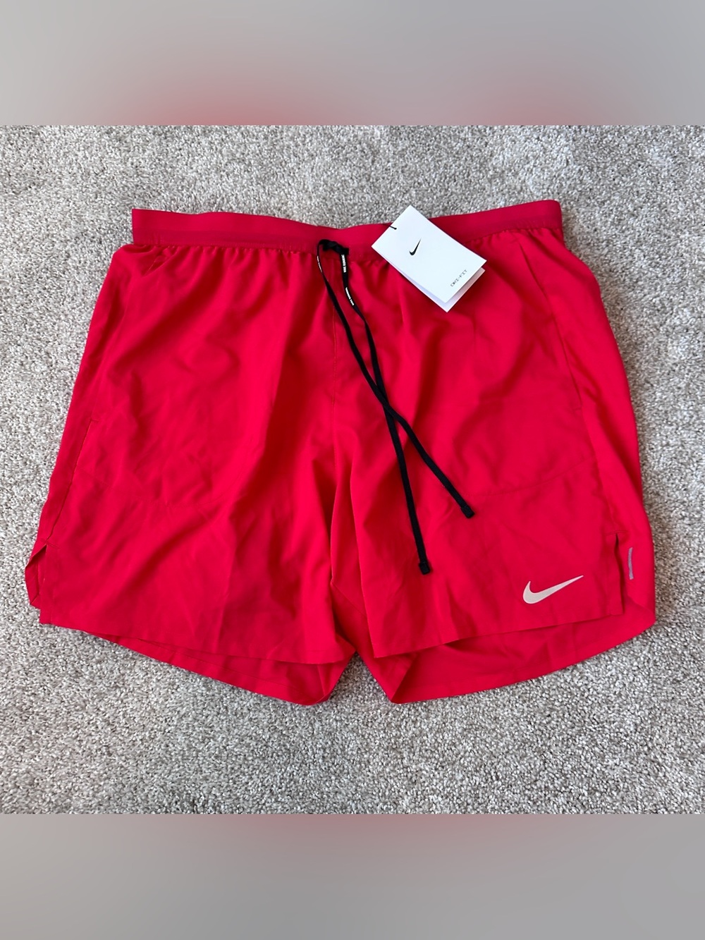 Nike Men’s Stride Dri-FIT 7” 2-in-1 Running Shorts Red Sz XL NWT